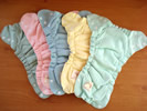 Joven carries, Ecobaby Organics Cloth Diapers, Happy Hempys, Heiny Huggers, and unbleached prefolds
