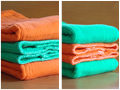 Dyed Cloth Diapers- Premium Kelly Green, Deep Orange