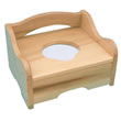 Solid Poplar Wood Potty