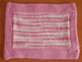 Strawberries & Cream Knit Blanket